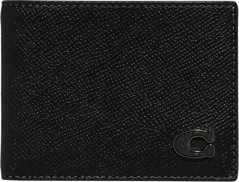 حقيبة Coach رفيعة من الجلد المحبب باللون الأسود، مقاس واحد in Kuwait