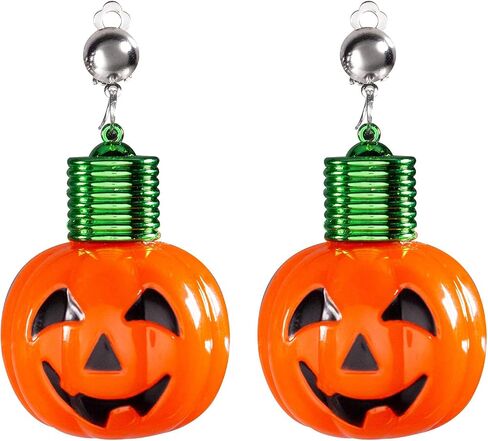 أقراط Light Up Jumbo Halloween Spooky Ghost، اليقطين ومقلة العين - زوج واحد in Saudi Arabia