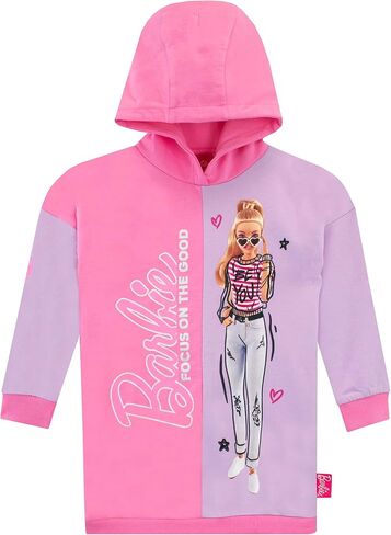 Barbie Girls Hoodie Dress Daywear For Kids in Saudi Arabia