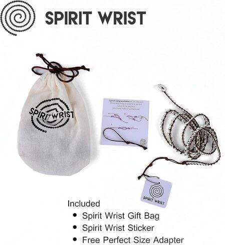 الفضة الزنك + الأسود - روح المعصم لوجان بوهو التفاف سوار in Kuwait