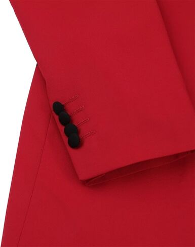 بدلة رجالي من Cloudstyle مكونة من 3 قطع بألوان متباينة، معطف أنيق بصدر واحد وسترة وسراويل in Kuwait