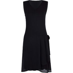 VIJIV Womens 1920s Inspired Flapper Dress High Tea Drape with Bow Fashion Roaring 20s Great Gastby Dress in Kuwait
