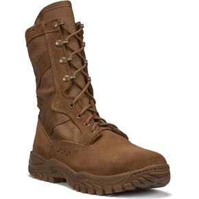 Belleville FC320 One Xero 8 Inch Combat Boots for Women - Ultra-Lightweight Army/Air Force OCP ACU Coyote Brown Leather with Vibram Incisor Traction Outsole; Berry Compliant