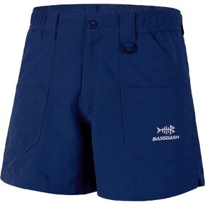BASSDASH Youth 5" Fishing Shorts UPF 50+ Water Resistant Quick Dry Boys Girls Hiking Cargo Shorts with Pockets FP03Y