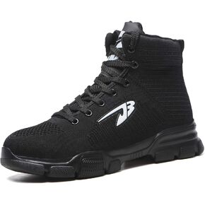 ORISATCO Steel Toe Boots for Mens Womens, Lightweight Comfortable Industrial Construction Slip Resistant Winter Work Safety Shoes