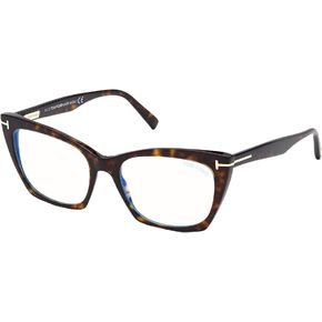 Tom Ford FT 5709-B BLUE BLOCK Dark Havana 54/17/140 women Eyewear Frame in Saudi Arabia