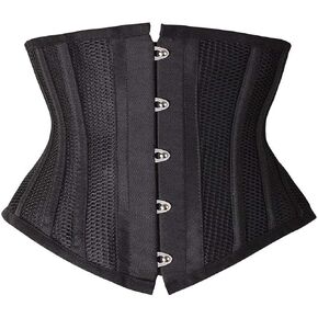 Charmian Women's Double Heavy Spiral Steel Boned Underbust Waist Cincher Corset in Saudi Arabia