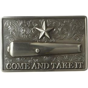 Nocona Men's Rectangle Come and Take It Buckle in Kuwait