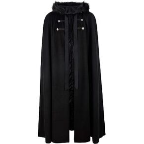 Teyujosem Unisex Medieval Steampunk Cloak Victorian Knight Cloak Costume