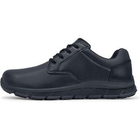 Shoes for Crews Saloon II, Men's Slip Resistant Work Shoes, Water Resistant, Black