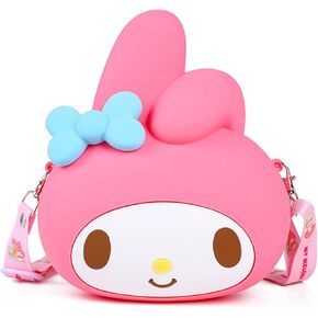 Uywgaun Kawaii رسول حقائب الكرتون المحفظة لطيف حقيبة كروسبودي حقيبة أنيمي صغيرة للفتيات (الوردي الأحمر) in Kuwait