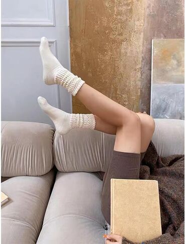 جوارب JUCHYDii Slouch للرجال والنساء، جوارب قطنية أنيقة ومبتكرة in Kuwait