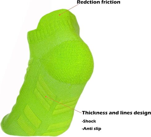 Hycome 5Pairs Men Women Sport Running Ankle Socks with Cushion Low Cut Athletic Sport Socks in Saudi Arabia