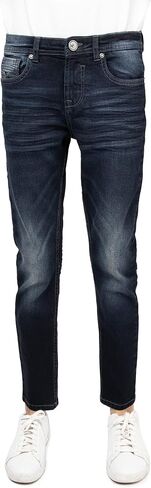 X RAY Boys Distressed Jeans (2T-16), Big Boy & Little Kids Stretch Slim Fit Pants, Ripped Denim Jeans for Boys in Saudi Arabia