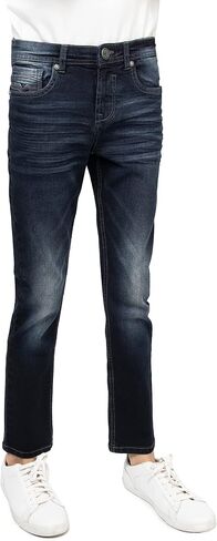X RAY Boys Distressed Jeans (2T-16), Big Boy & Little Kids Stretch Slim Fit Pants, Ripped Denim Jeans for Boys in Saudi Arabia