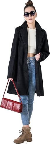 معطف GETUBACK النسائي الكلاسيكي المصنوع من مزيج الصوف الكشمير ومعطف البازلاء in Kuwait