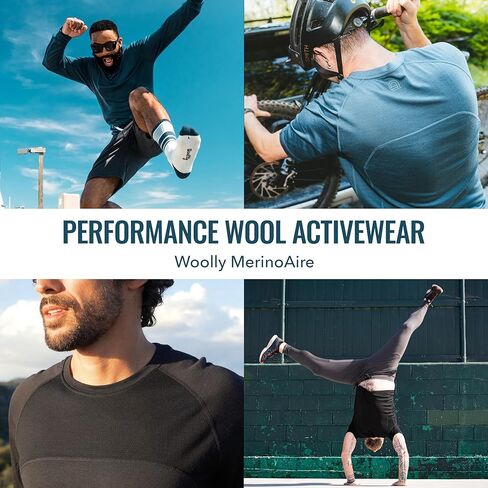 شورت رياضي للتمرين من صوف ميرينو مقاوم للروائح الكريهة للرجال in Kuwait