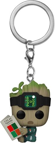 Funko Pop! Keychain: Marvel - I Am Groot, Groot in Onesie with Book in Saudi Arabia