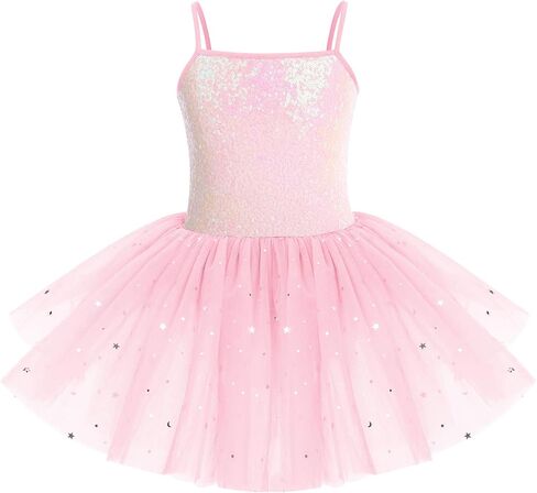 ODASDO Tutu Leotard for Girls Dance Ballet Costumes Toddler Kids Camisole Ballet Dress Ballerina Dress Up 3-10 Years in Saudi Arabia