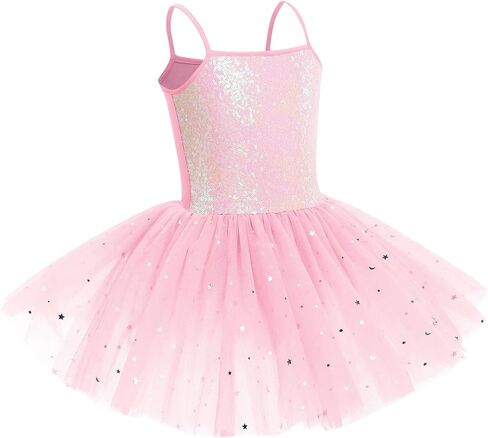 ODASDO Tutu Leotard for Girls Dance Ballet Costumes Toddler Kids Camisole Ballet Dress Ballerina Dress Up 3-10 Years in Saudi Arabia