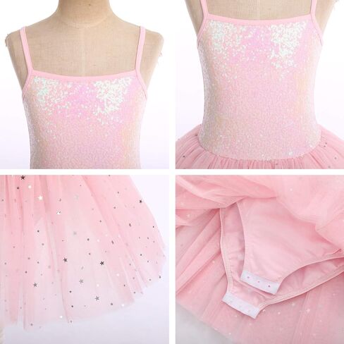 ODASDO Tutu Leotard for Girls Dance Ballet Costumes Toddler Kids Camisole Ballet Dress Ballerina Dress Up 3-10 Years in Saudi Arabia