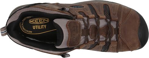 KEEN Utility Men's Flint 2 Low Height Leather Waterproof Steel Toe Work Shoes in Saudi Arabia