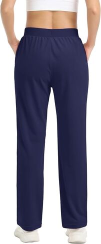 MAGCOMSEN Women's Fleece Pants Track Athletic Running Yoga Velour Pants Jogger Comfy Pajama Lounge Sweatpants in Kuwait