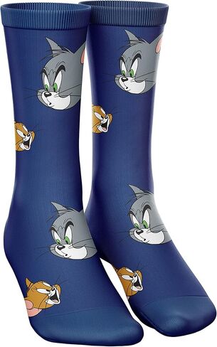 طقم صالة توم وجيري للرجال مكون من 3 قطع في صندوق هدايا يتضمن تي شيرت وسروال مريح وجوارب بمقاسات S-m-l-xl in Kuwait