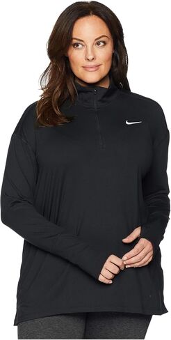 Nike Women's Plus Size Element Half-Zip Running Shirt in Saudi Arabia