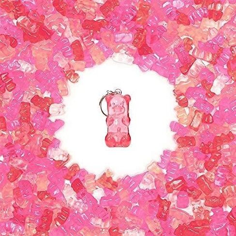 Gummygoods لدغة الحجم سلسلة المفاتيح غائر الدب ضوء الليل للأطفال، ضوء LED، وشملت البطارية in Kuwait