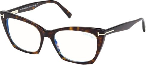 Tom Ford FT 5709-B BLUE BLOCK Dark Havana 54/17/140 women Eyewear Frame in Saudi Arabia