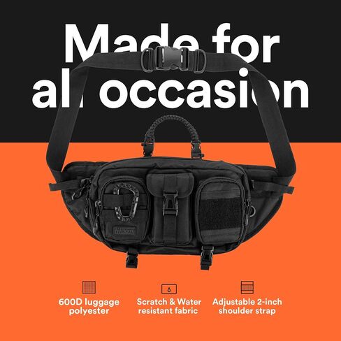 حقيبة حبال كبيرة مستوحاة من التكتيكات من فيتدوم للرجال. حقيبة EDC من إكسسوارات Techwear المثالية للرجال. حزمة الخصر متعددة الوظائف in Kuwait