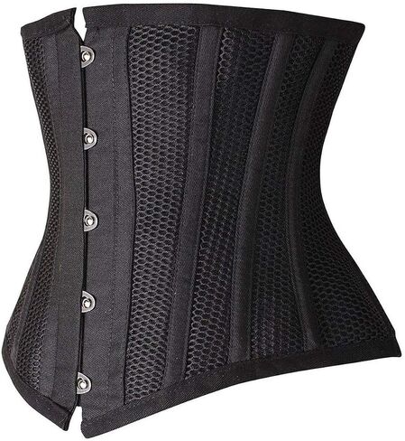 Charmian Women's Double Heavy Spiral Steel Boned Underbust Waist Cincher Corset in Kuwait