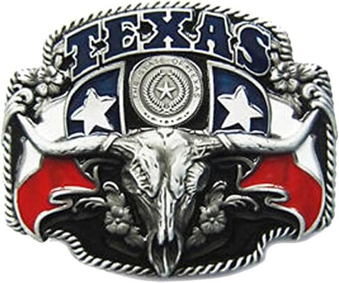 إبزيم حزام حزام جمجمة طويل القرن من تكساس برايد in Kuwait