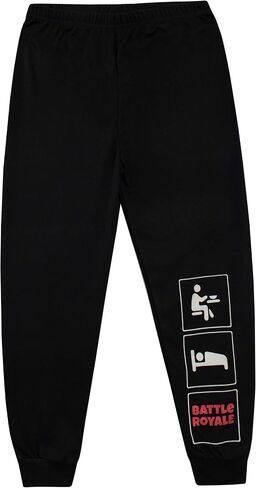 Battle Royale Boys' Gaming Pajamas Size 10 Multicolored in Saudi Arabia