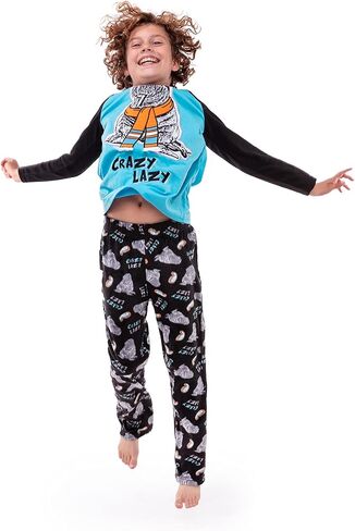 Sleep On It Boys Pajamas Set for Kids | Plush Fleece Sleepwear Top and Pajama Pant Set in Kuwait