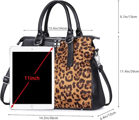 IBFUN Handbags for Women PU Leather Satchel Purse Ladies Shoulder Bags Top Handle Tote Black in Kuwait