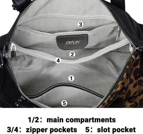 IBFUN Handbags for Women PU Leather Satchel Purse Ladies Shoulder Bags Top Handle Tote Black in Kuwait