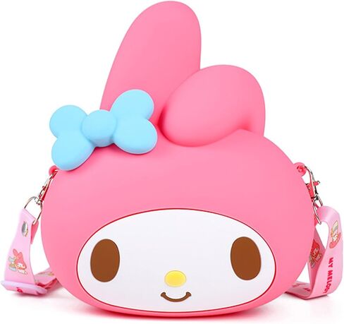 Uywgaun Kawaii رسول حقائب الكرتون المحفظة لطيف حقيبة كروسبودي حقيبة أنيمي صغيرة للفتيات (الوردي الأحمر) in Kuwait