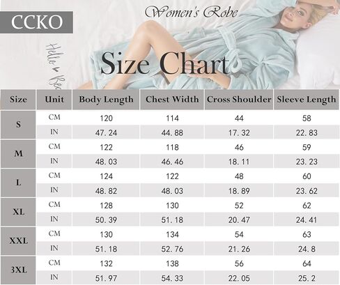 أرواب ccko القطيفة للنساء، رداء نسائي من الصوف، رداء حمام نسائي ناعم ودافئ مع غطاء للرأس للحمام والمنتجعات الصحية in Kuwait