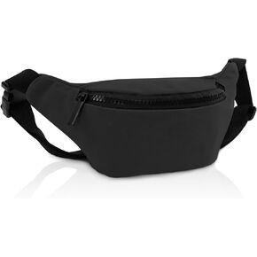 Waist Bag for Kids, Cute Fanny Pack for Little Boy Girls, Fashion Children's Bum Bag Lightweight Chest Bag Princess Mini Bags (Black)
