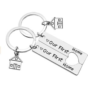 365Home 2-Pack Our First Home 2023 Keychain Housewarming Gift New Home Gift Realtor Closing Gifts in Kuwait
