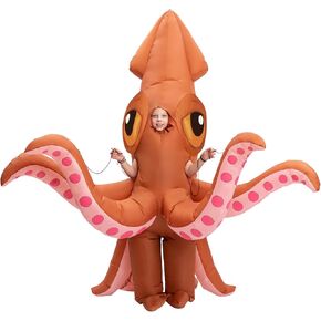 زي سكويد لكامل الجسم القابل للنفخ للأطفال من الجنسين من سبوكتاكولار كرياشنز - مقاس متوسط in Kuwait