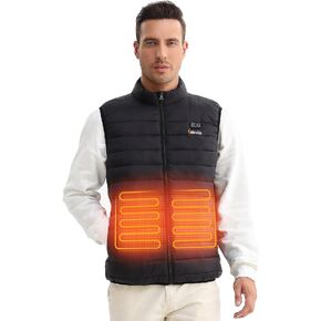 سترة Eskreka ساخنة للرجال مع حزمة بطارية متضمنة، سترة كهربائية خفيفة الوزن للرجال، سترات ساخنة للرجال قابلة لإعادة الشحن in Kuwait