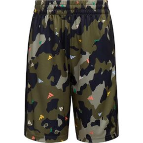 adidas Boys' Aeroready Elastic Waistband Camo Shorts in Saudi Arabia