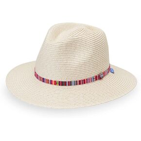 Wallaroo Hat Company – Women’s Petite Sedona Fedora – UPF 50+, Wide Brim, Packable, Adjustable Sizing for Smaller Crown Sizes