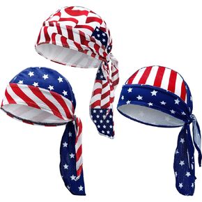 Chuangdi 3-Piece Suction Cap Quick-Drying Men's and Women's Pirate Hats Prefer Stars and Stripes Hats in Saudi Arabia