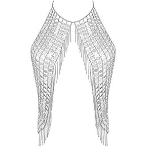 Yovic Boho Gold Body Chain Sexy Sequins Bra Chains Bikini Tassel Chest Chain