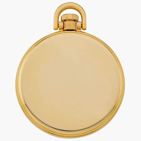 Gotham Men's Gold-Plated Stainless Steel Mechanical Hand Wind Railroad Style Pocket Watch # GWC14108G in Kuwait