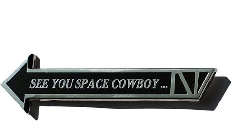 See You Space Cowboy Meme Keychain Metal Accessories Key Ring Chain Nerd Anime Game Gift For Cowboy Bebop in Saudi Arabia
